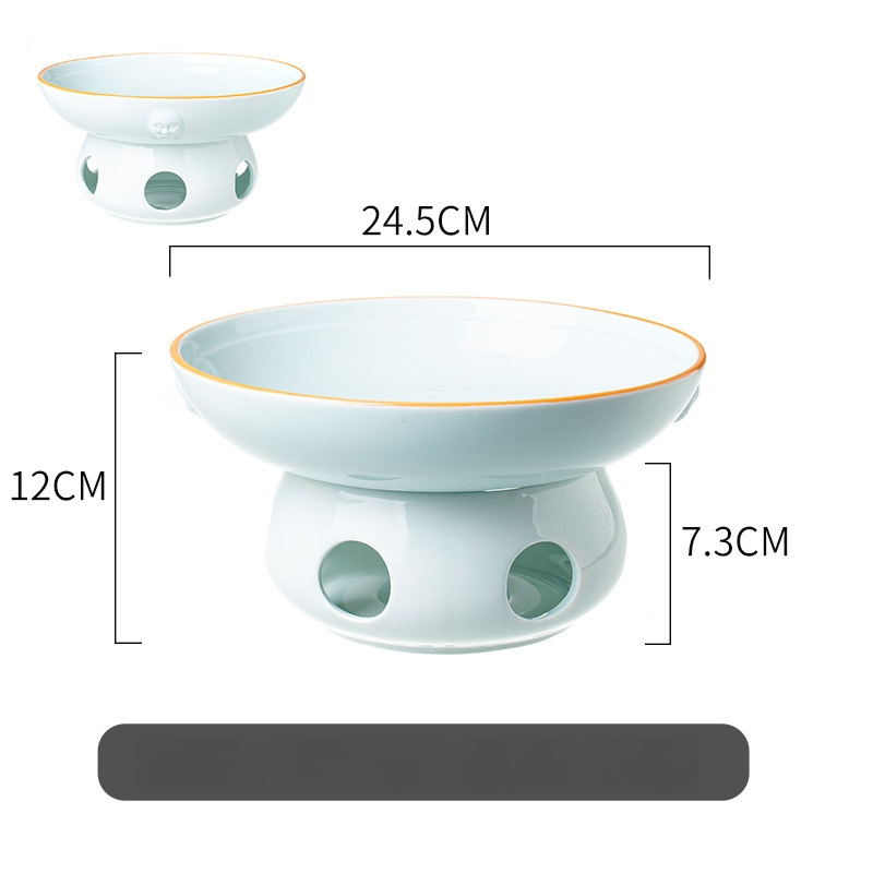 Плоча за подгряване от желязо-сплави, отоплявана с восъчна свещ, за Хунански сух тиган