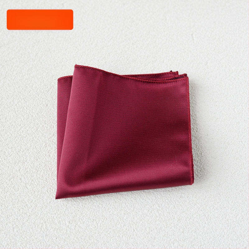 Batistă de buzunar - poliester mătase, stil lux lejer, țesătură Jacquard, model uni