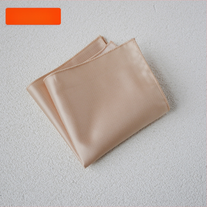 Batistă de buzunar - poliester mătase, stil lux lejer, țesătură Jacquard, model uni