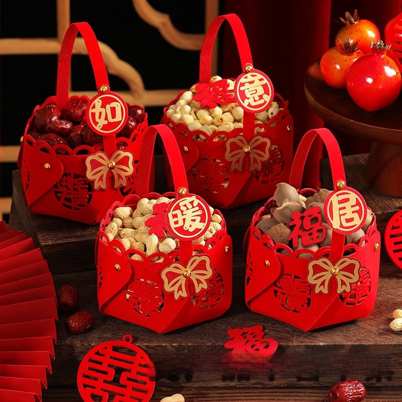 Декоративни елементи за нов дом — комплект за домакинство, изработени от плат, опаковани в PP торби, марка Rabbit Walker, готов за подарък