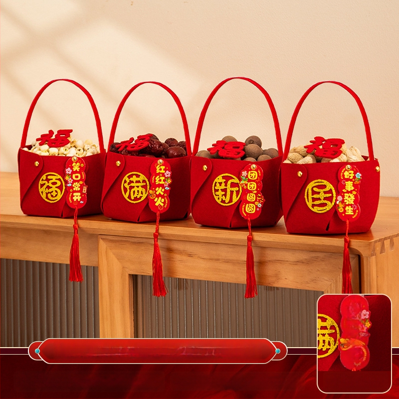 Декоративни елементи за нов дом — комплект за домакинство, изработени от плат, опаковани в PP торби, марка Rabbit Walker, готов за подарък