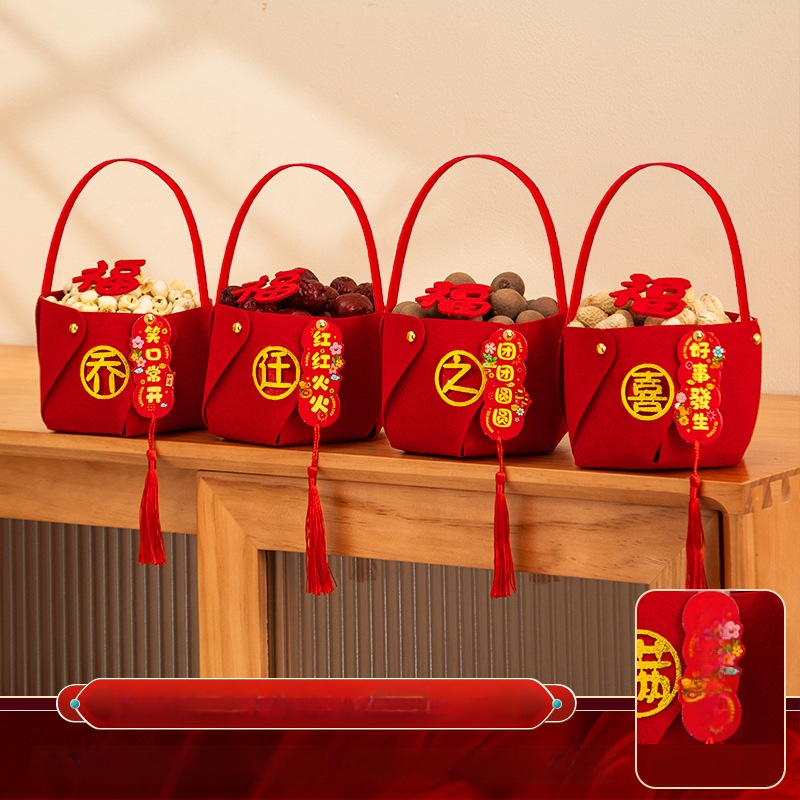 Декоративни елементи за нов дом — комплект за домакинство, изработени от плат, опаковани в PP торби, марка Rabbit Walker, готов за подарък