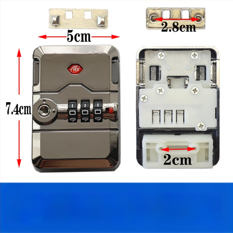 Комбинационна ключалка за багаж (ABS материал) за ремонт и замяна