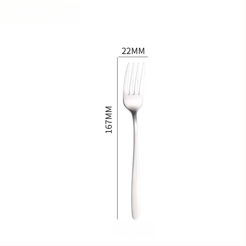 Σετ μαχαιροπίρουνα από ανοξείδωτο ατσάλι 304, κορεακό στυλ, φινίρισμα καθρέφτης, δυνατότητα λογότυπου