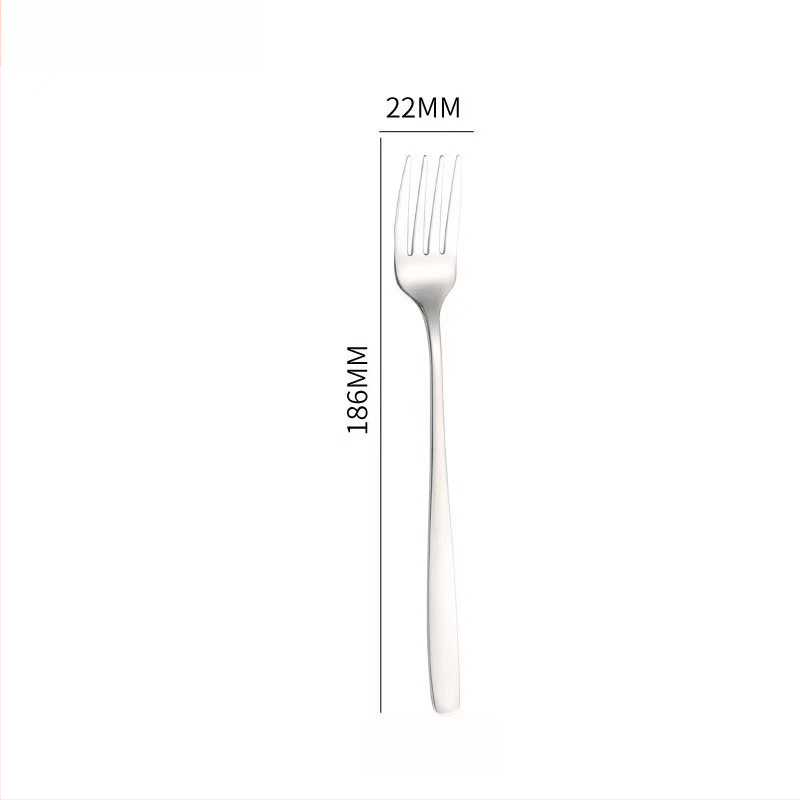 Σετ μαχαιροπίρουνα από ανοξείδωτο ατσάλι 304, κορεακό στυλ, φινίρισμα καθρέφτης, δυνατότητα λογότυπου