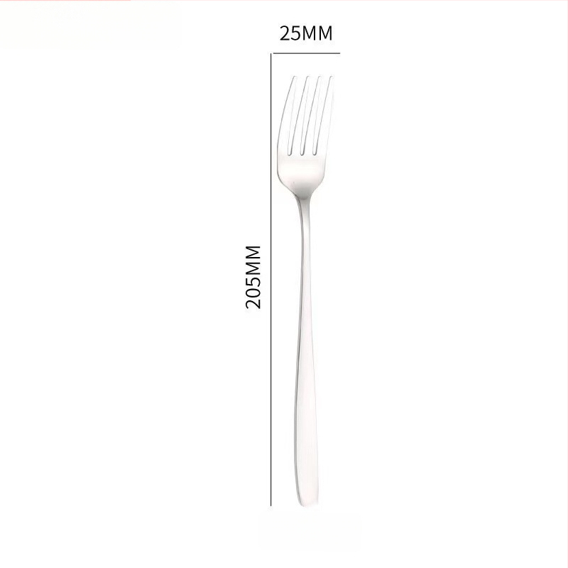 Σετ μαχαιροπίρουνα από ανοξείδωτο ατσάλι 304, κορεακό στυλ, φινίρισμα καθρέφτης, δυνατότητα λογότυπου