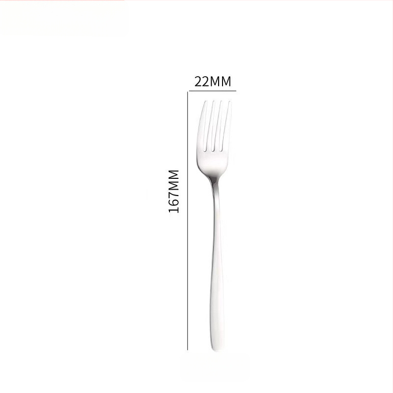 Σετ μαχαιροπίρουνα από ανοξείδωτο ατσάλι 304, κορεακό στυλ, φινίρισμα καθρέφτης, δυνατότητα λογότυπου