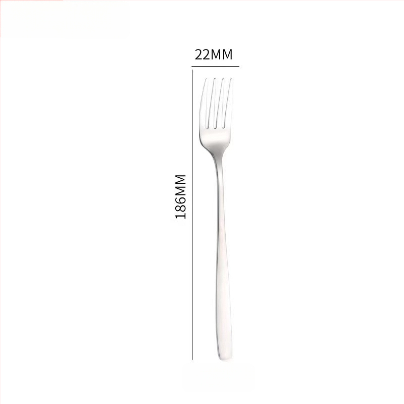 Σετ μαχαιροπίρουνα από ανοξείδωτο ατσάλι 304, κορεακό στυλ, φινίρισμα καθρέφτης, δυνατότητα λογότυπου