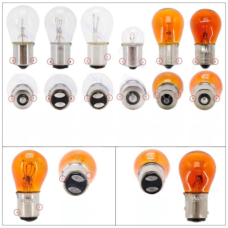 Automobilio stabdymo ir važiavimo lemputė – dvigubo ir vieno siūlo, 12–24V, universali suderinamumas