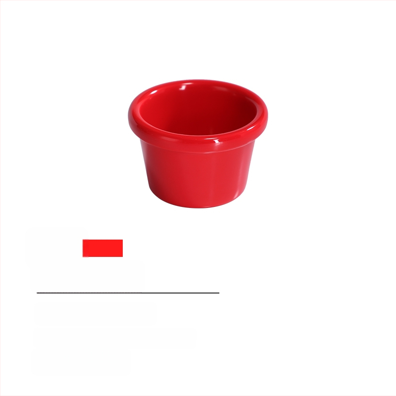 Стоманен съд за сосове - кръгла купичка за дип, Нордически стил, 201 неръждаема стомана, съвместим с микровълнова, печат на лого възможен