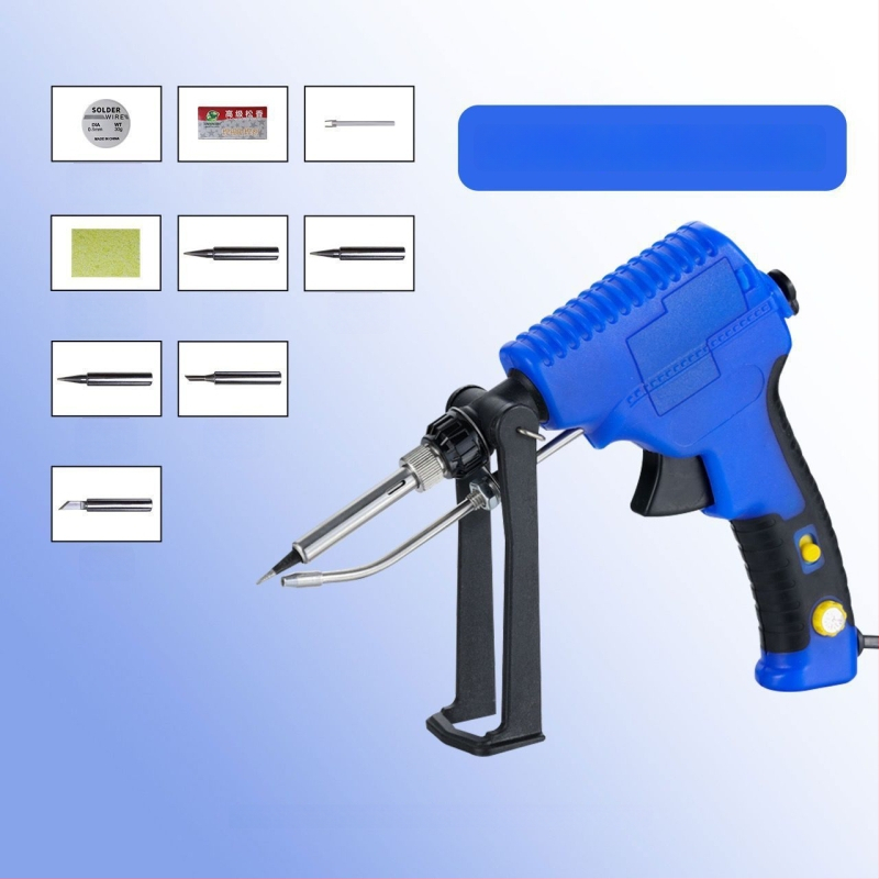 Rankinis lituoklio komplektas su vidiniu šildymu, didelė galia ir reguliuojama temperatūra