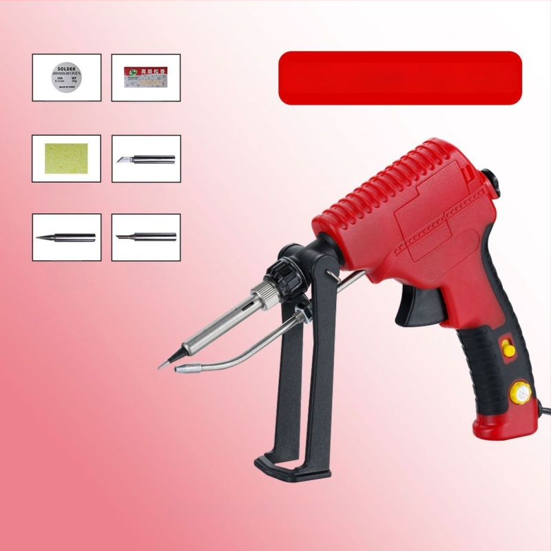 Rankinis lituoklio komplektas su vidiniu šildymu, didelė galia ir reguliuojama temperatūra