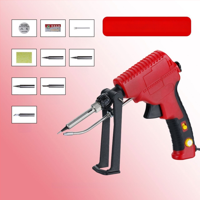 Rankinis lituoklio komplektas su vidiniu šildymu, didelė galia ir reguliuojama temperatūra