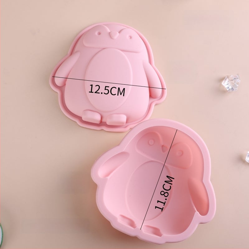 Φόρμα σιλικόνης τροφίμων με cartoon DIY σχεδιασμό: καραβίδα και ντόνατ, αυτοκίνητο σε μορφή μεγάλων κύβων πάγου, κατάλληλη για ατμοποίηση