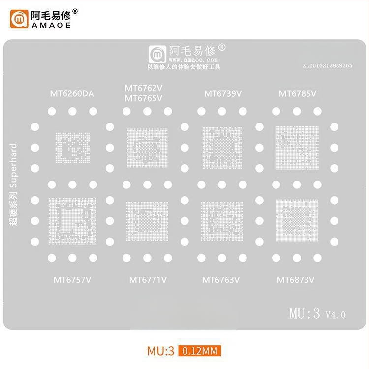 MQ3 cinko dengtas plieninis tinklas - suderinamas su Snapdragon 865, SM8250, SM7150, SM6150, MT6885Z