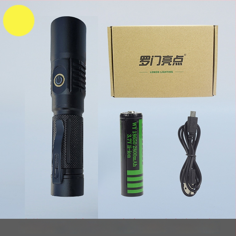 UV инспекционен фенер LED 10W, корпус от алуминиева сплав, батерия, ръчна задвижване, обхват до 50 м