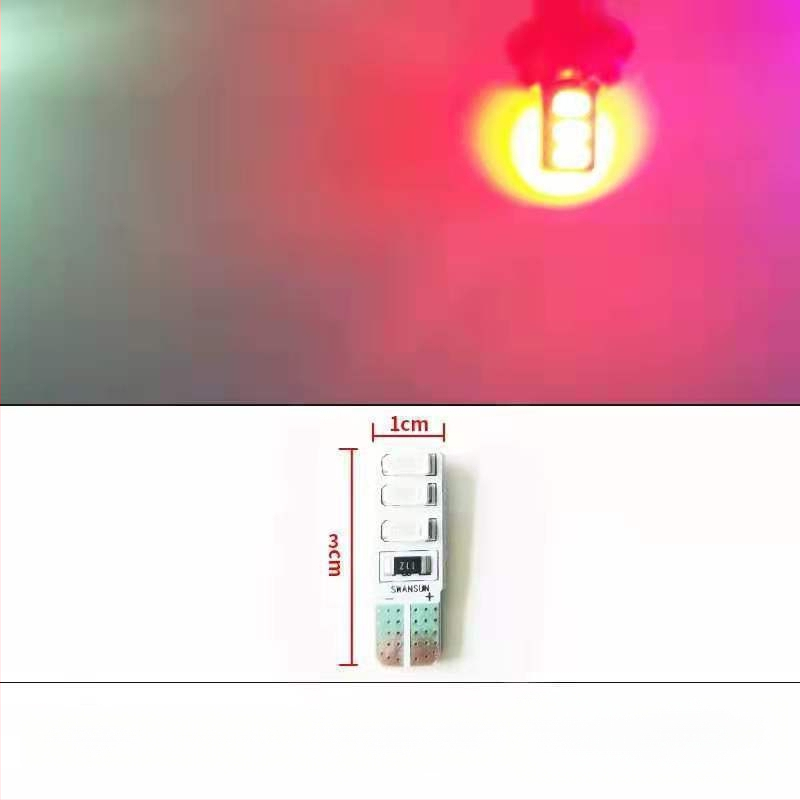 LED T10 įterptas burbulas platus indikatorius šviesos sunkvežimiams, 12-24V, 3W, 0.2A, vidaus skaityimui ir numerio apšvietimui