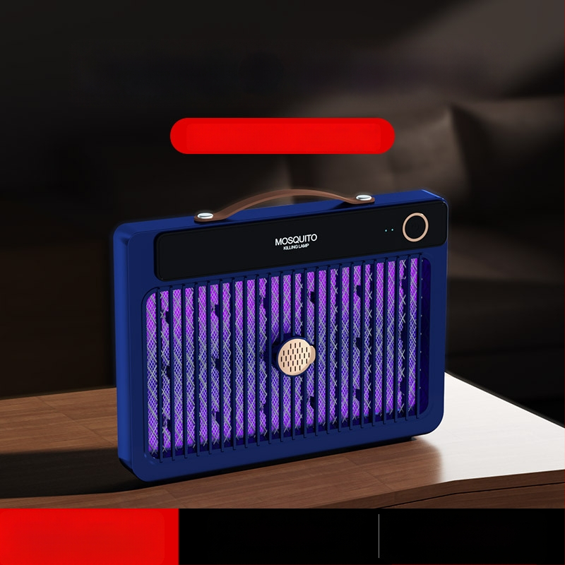 LED-es világítású elektromos szúnyogriasztó lámpa, beépített 1001–1600 mAh akkumulátorral, 41–60 m²-es területhez, üzemidő 6–8 óra