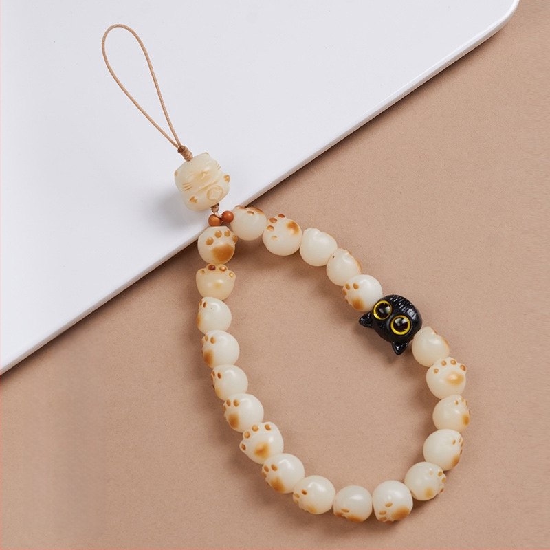 Телефонна висулка Bodhi – тъкана, животинска форма, декоративен ремък за телефон