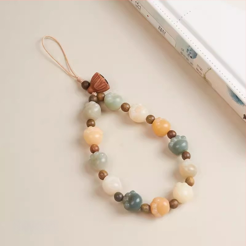 Телефонна висулка Bodhi – тъкана, животинска форма, декоративен ремък за телефон