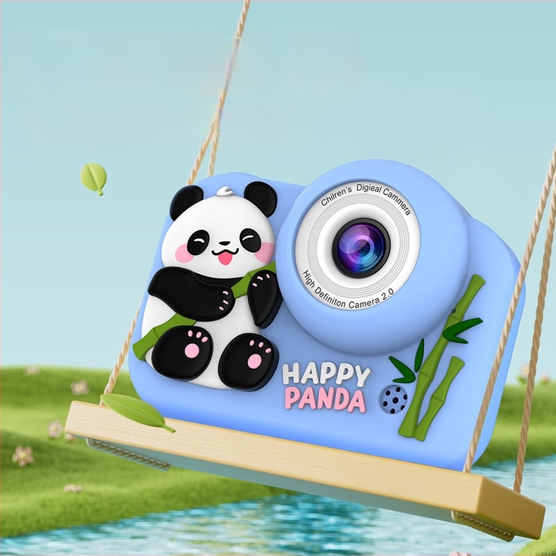 Детски дигитален фотоапарат I5-72 със 2.0-инчов LCD екран, 12–20 MP пиксели, слот за карта памет, живот на батерията 1–3 часа, корпус от силиконов пластмаса