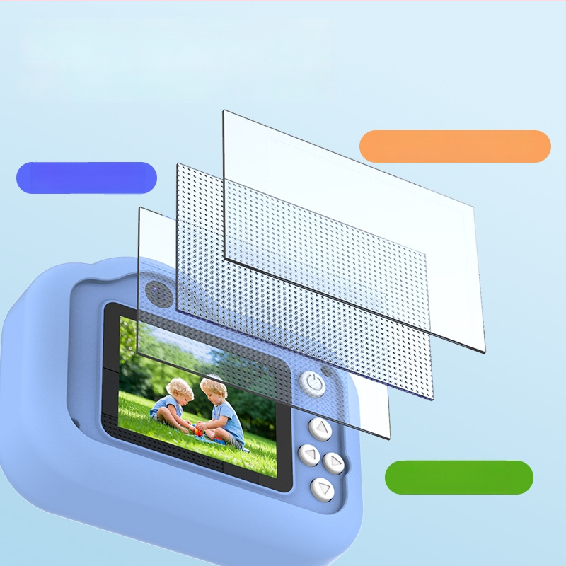 Детски дигитален фотоапарат I5-72 със 2.0-инчов LCD екран, 12–20 MP пиксели, слот за карта памет, живот на батерията 1–3 часа, корпус от силиконов пластмаса