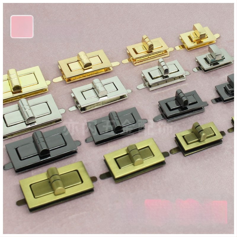 Комплект катарами за чанти — въртящо се заключване, квадратно заключване, метална изработка, Zhuoyue