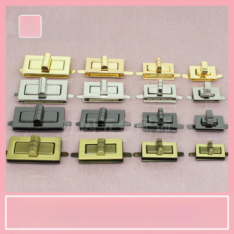 Комплект катарами за чанти — въртящо се заключване, квадратно заключване, метална изработка, Zhuoyue