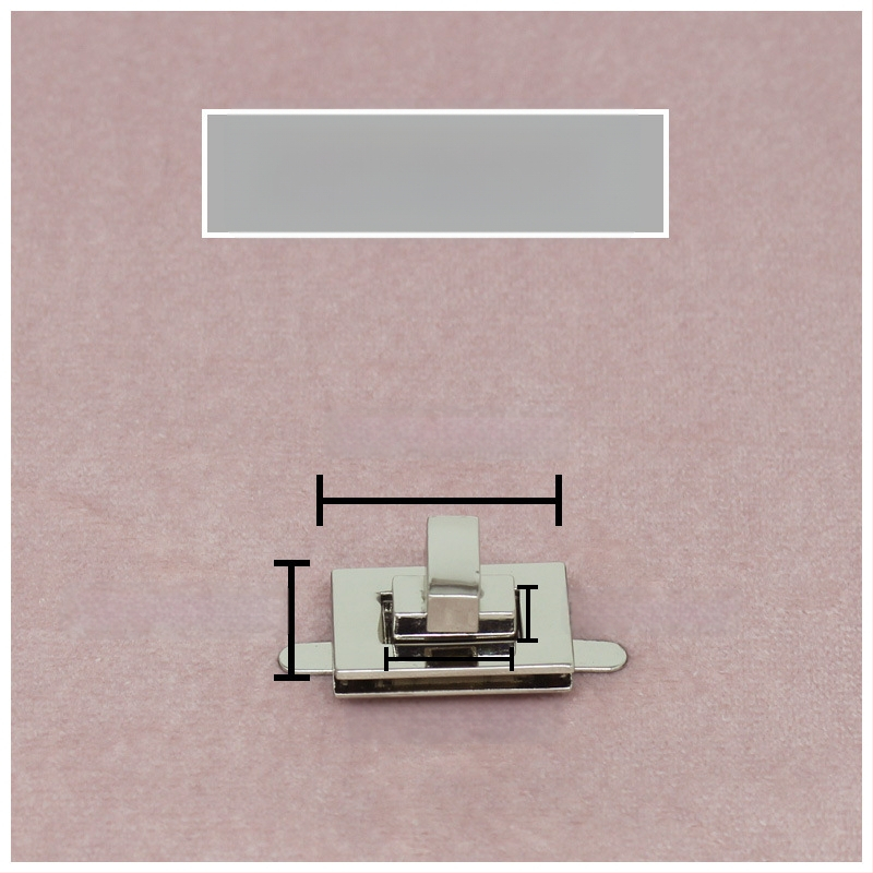 Комплект катарами за чанти — въртящо се заключване, квадратно заключване, метална изработка, Zhuoyue