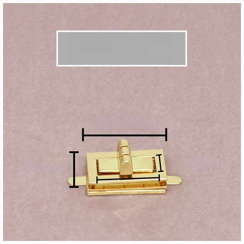 Комплект катарами за чанти — въртящо се заключване, квадратно заключване, метална изработка, Zhuoyue