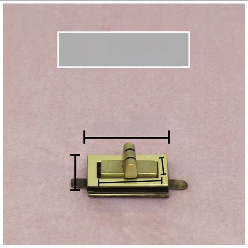Комплект катарами за чанти — въртящо се заключване, квадратно заключване, метална изработка, Zhuoyue