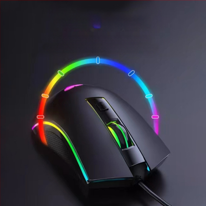 Wolf Spider S28 optički gaming miš, 7200 DPI, 6 tipki, USB kabelski, dodirni kotačić za pomicanje