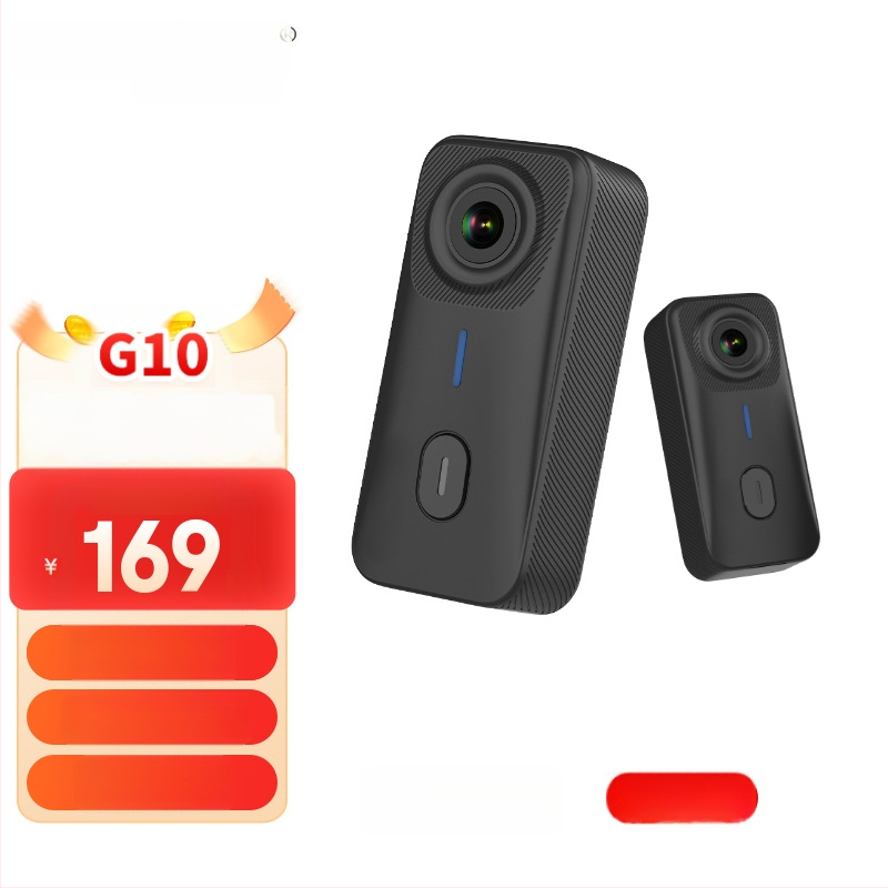 Mountain Dog G10 sporta kamera motocikliem, ūdensizturīga, vlog kamera, 16 MP, TF atmiņas karte, 2 stundu darbības laiks