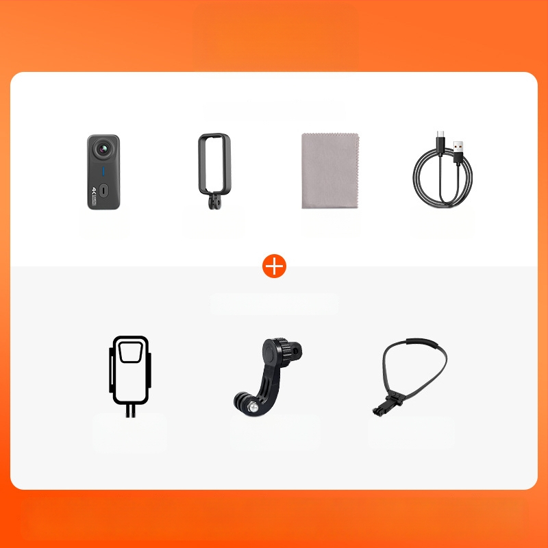 Mountain Dog G10 sporta kamera motocikliem, ūdensizturīga, vlog kamera, 16 MP, TF atmiņas karte, 2 stundu darbības laiks