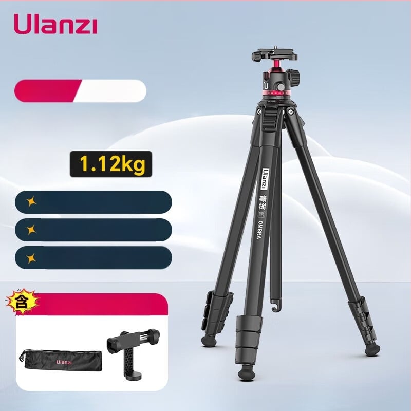 Statīvs ar lodīšu galvu, universālais modelis kamerai, DSLR un viedtālrunim