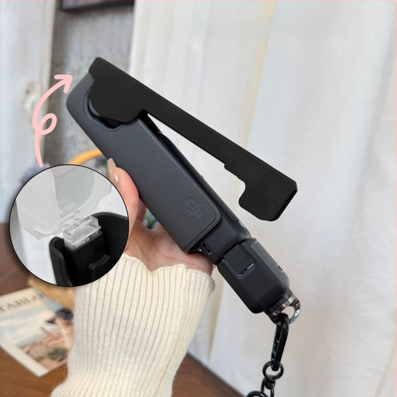 Θήκη προστασίας DJI Pocket 3 με εξωτερικό βελούρι, κάλυμμα φακού, δυνατότητα προσαρμογής λογότυπου, εθνική εγγύηση