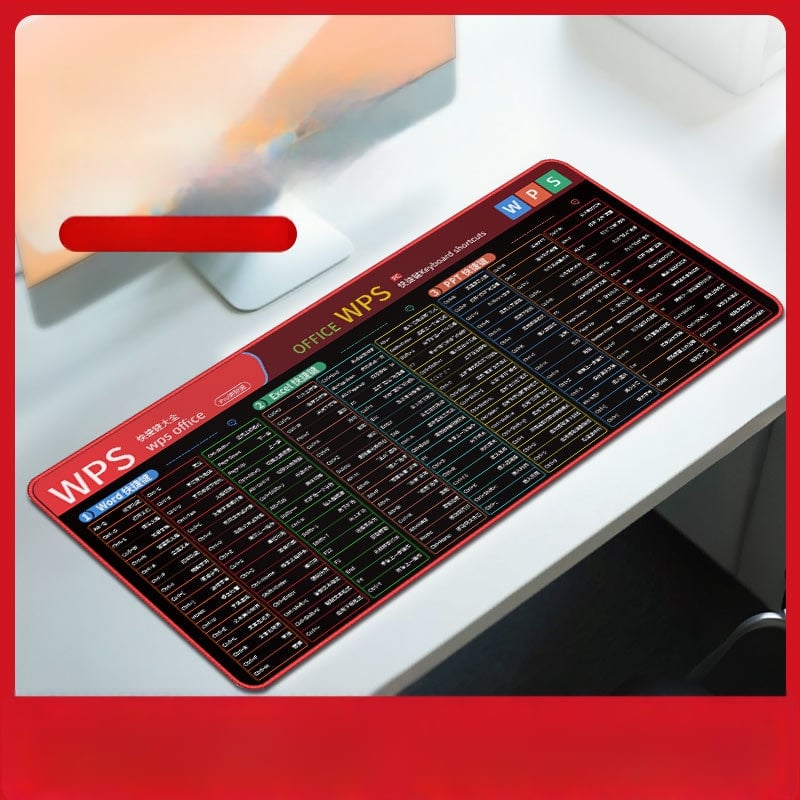 Izvrsno velika protivklizna podloga za miš za kratice WPS/CAD/PS/AI/PE, stolno računalo, dimenzije 30x80/40x90/50x100 cm