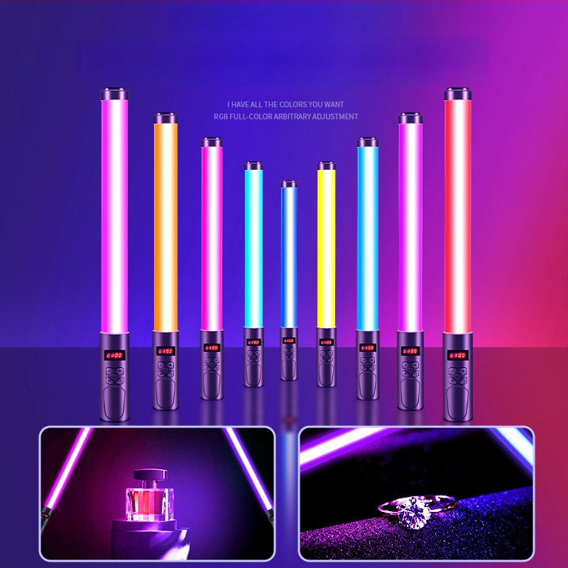 Φορητός φωτισμός φωτογράφισης HM-BD με RGB LED, 10W, ρυθμιζόμενος, RGB φωτισμός, ανεξάρτητη τροφοδοσία Type-C, εμβέλεια 1–2 m