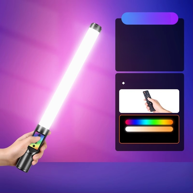 Φορητός φωτισμός φωτογράφισης HM-BD με RGB LED, 10W, ρυθμιζόμενος, RGB φωτισμός, ανεξάρτητη τροφοδοσία Type-C, εμβέλεια 1–2 m