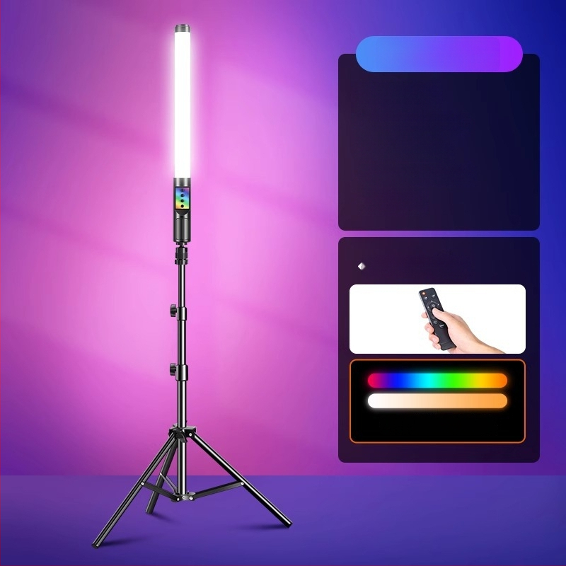 Φορητός φωτισμός φωτογράφισης HM-BD με RGB LED, 10W, ρυθμιζόμενος, RGB φωτισμός, ανεξάρτητη τροφοδοσία Type-C, εμβέλεια 1–2 m