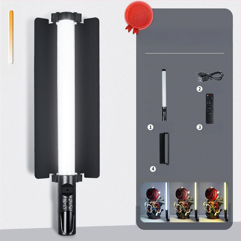 Φορητός φωτισμός φωτογράφισης HM-BD με RGB LED, 10W, ρυθμιζόμενος, RGB φωτισμός, ανεξάρτητη τροφοδοσία Type-C, εμβέλεια 1–2 m