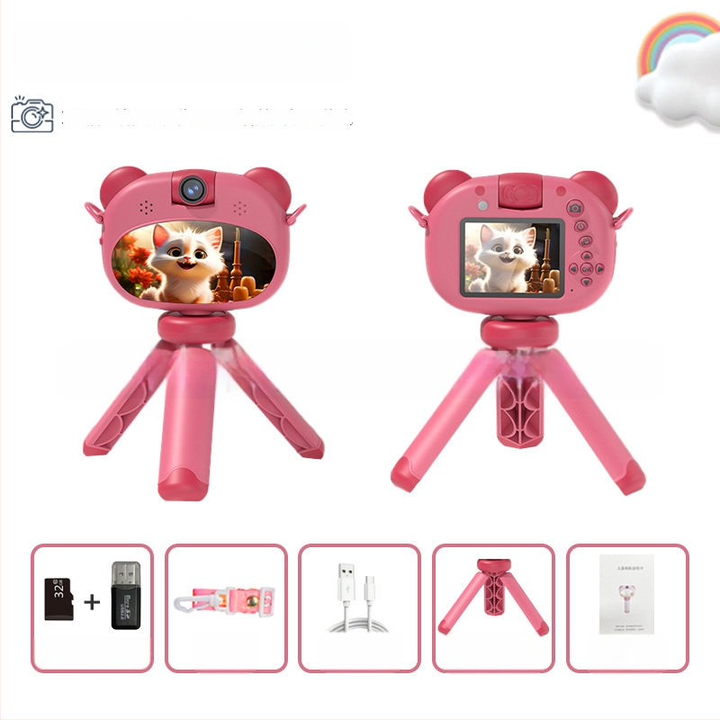 Παιδική ψηφιακή κάμερα S11 – οθόνη LCD 2.4''; TF κάρτα αποθήκευση; διάρκεια μπαταρίας 1–3 ώρες; λειτουργίες: βίντεο, φωτογραφίες, χρονομέτρηση, παιχνίδια