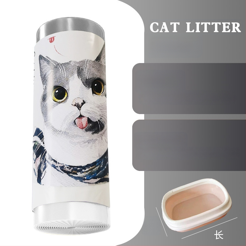 Σάκος απορριμμάτων γάτας με κορδόνι και λαβή, παχύτερο HDPE, κυλιόμενος σχεδιασμός