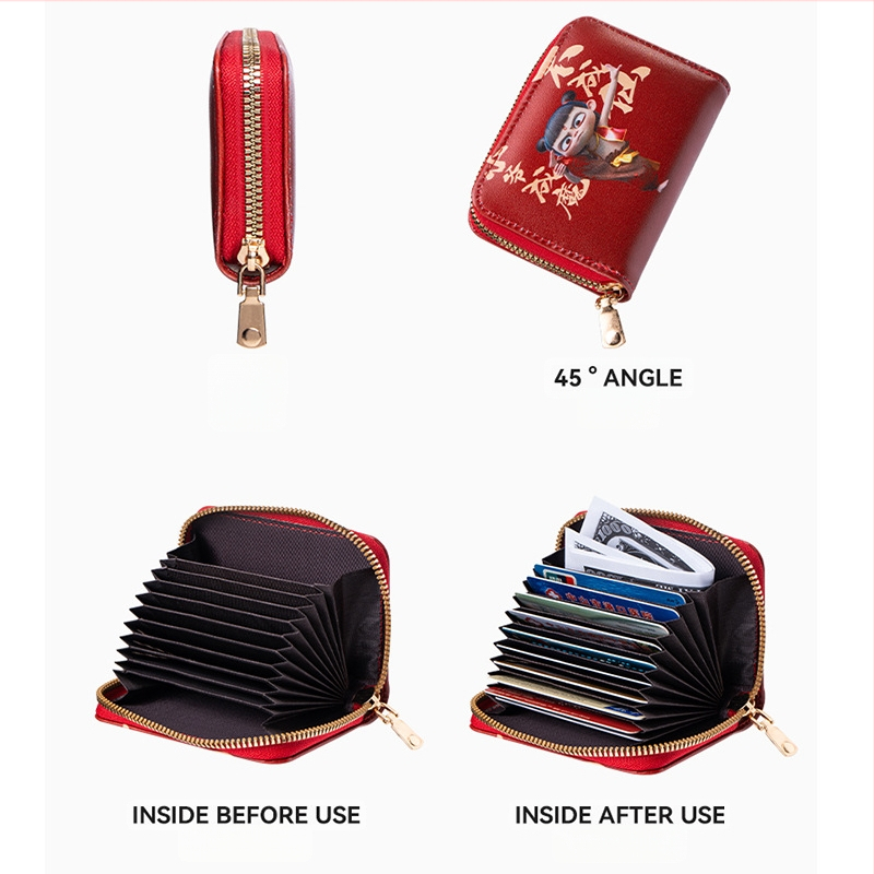 Monētu maki ar anime motīvu, PVC materiāls, 1 kārta dizains, iekšējā odere no sintētiskās ādas, viegls