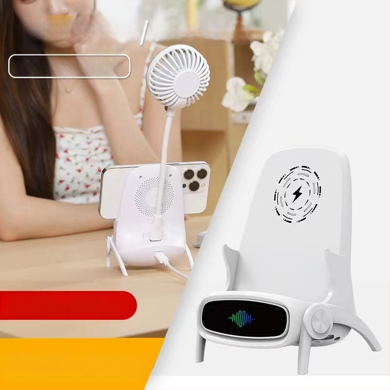 Три в едно безжично зарядно-стойка с магнитно зареждане 66W бързо зареждане, PD/QC/FCP протоколи, изход 5V2A/9V3A