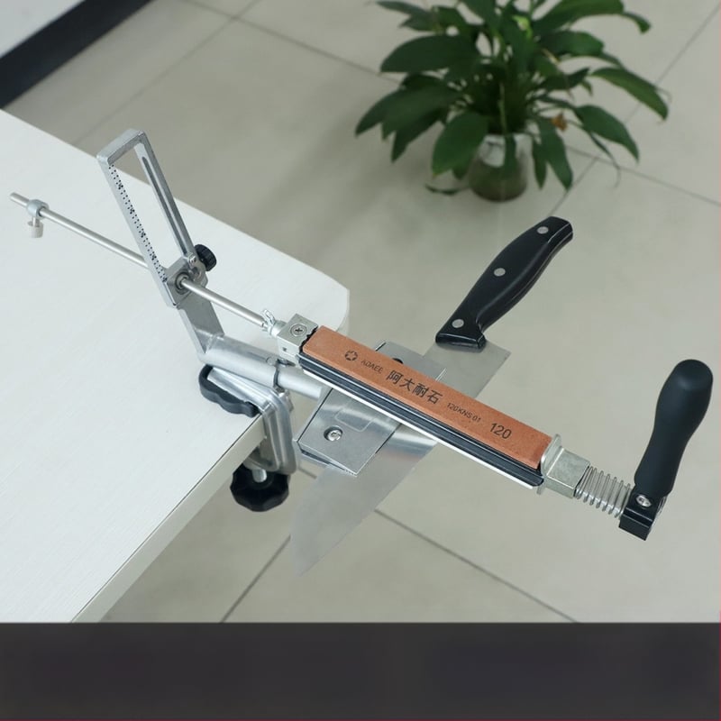 Inox acél késélező – rögzített és teljes szög, univerzális, professzionális élező állvány | Li Peide, könnyű luxus