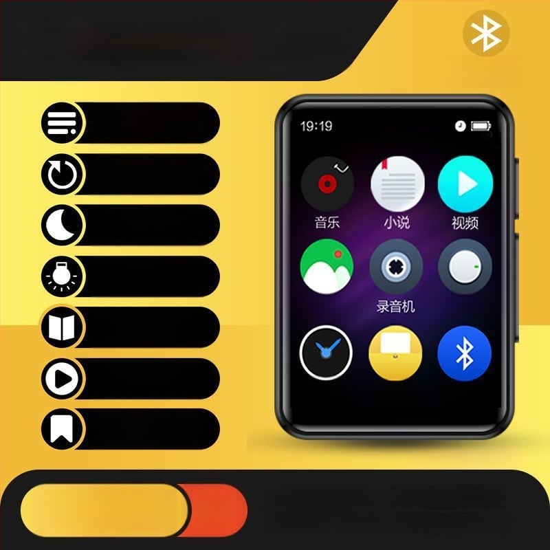 Bluetooth MP3/MP4 lejátszó e-könyv olvasóval és külső hangkimenettel