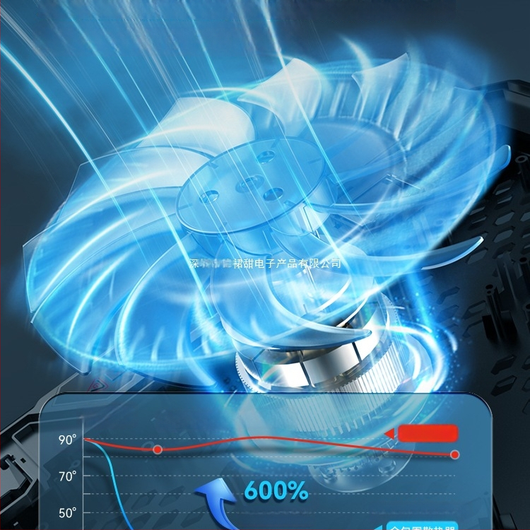 лаптоп охлаждаща поставка с въздушно охлаждане и безшумен режим