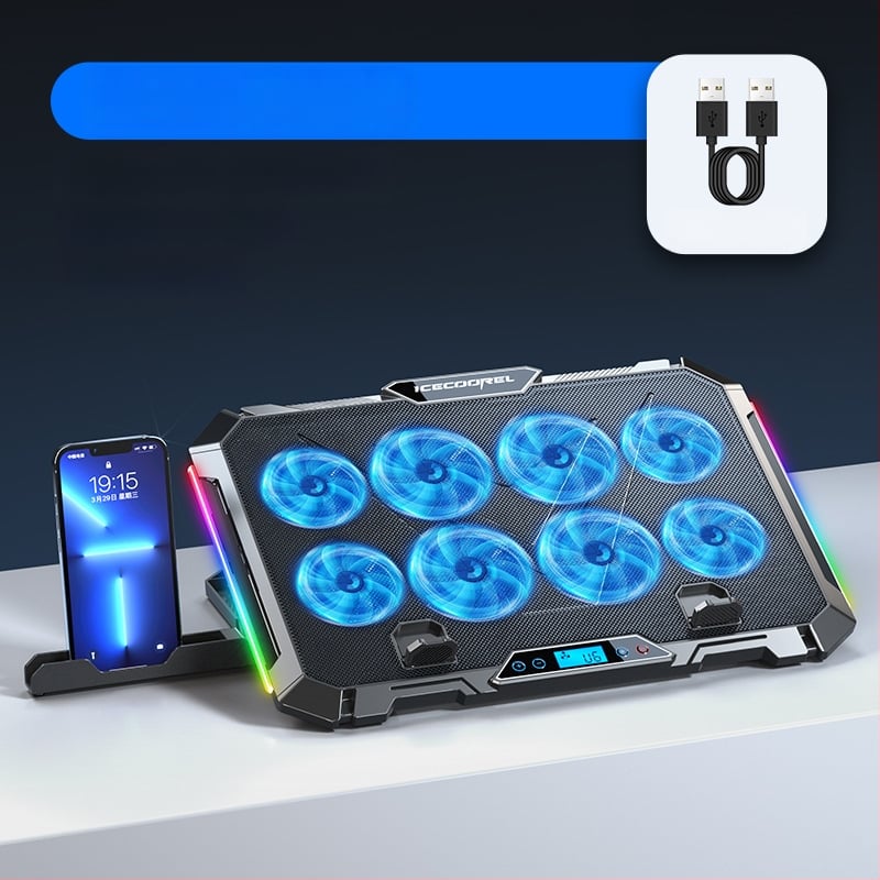 лаптоп охлаждаща поставка с въздушно охлаждане и безшумен режим