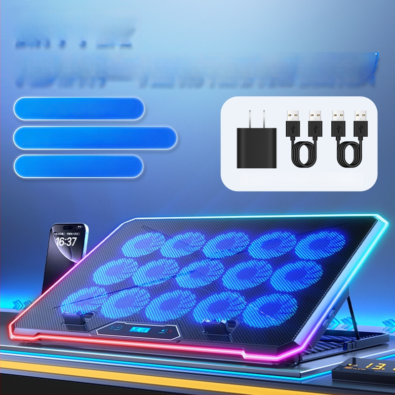 лаптоп охлаждаща поставка с въздушно охлаждане и безшумен режим